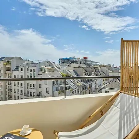 Апартаменты Charming In Beaubourg - Le Marais
