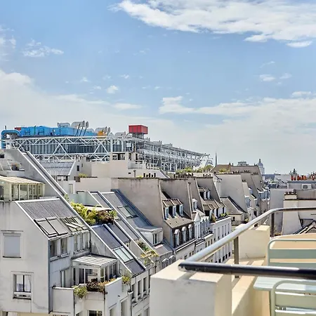 Apartamento Charming In Beaubourg - Le Marais París